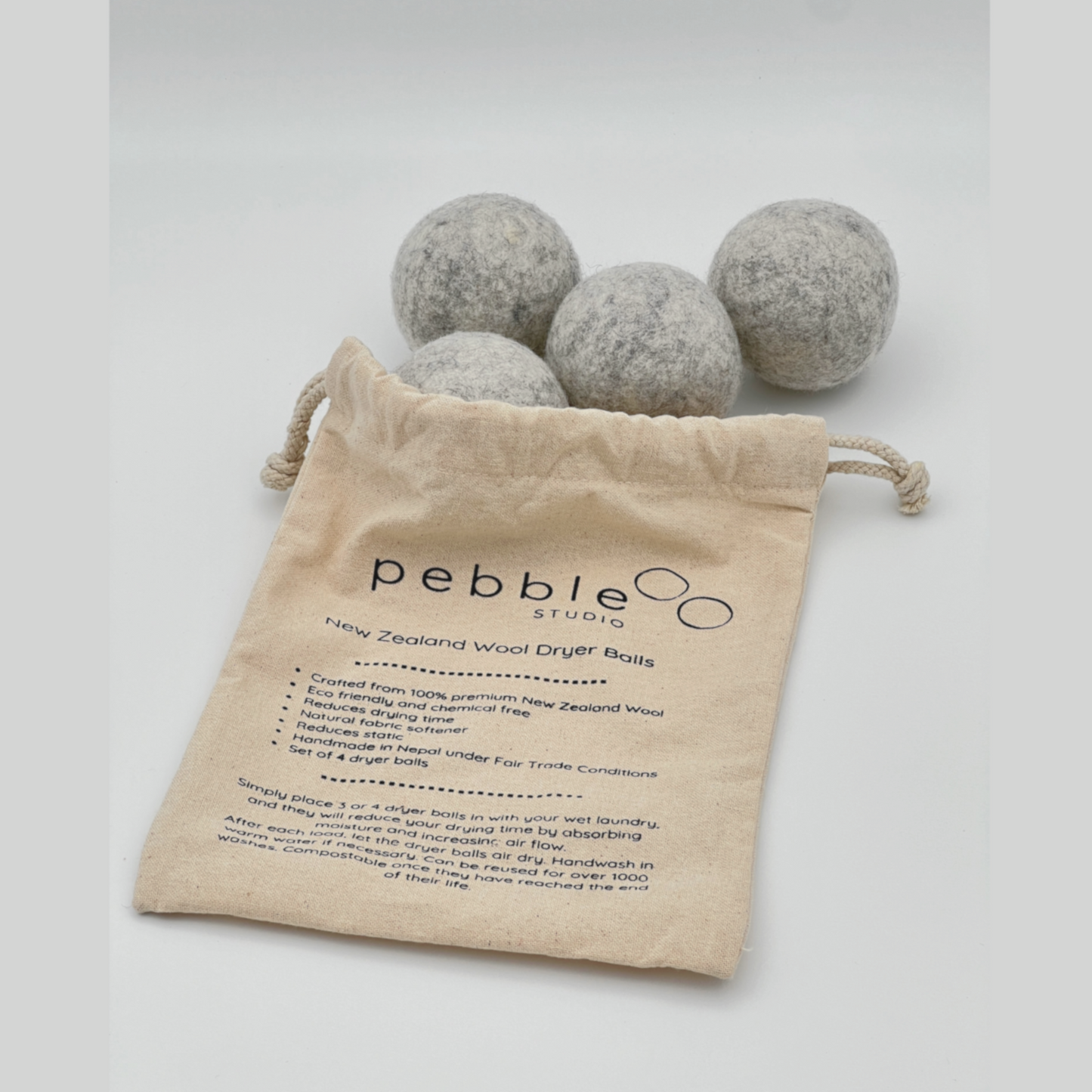 Finley New Zealand Wool Dryer Balls