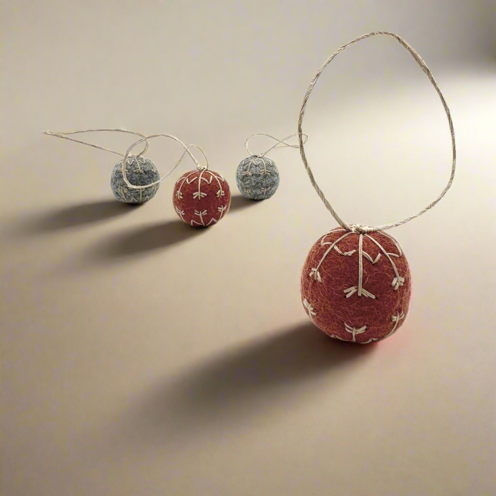 Handmade Snowflakes Marbled Charcoal & Burnt Umber