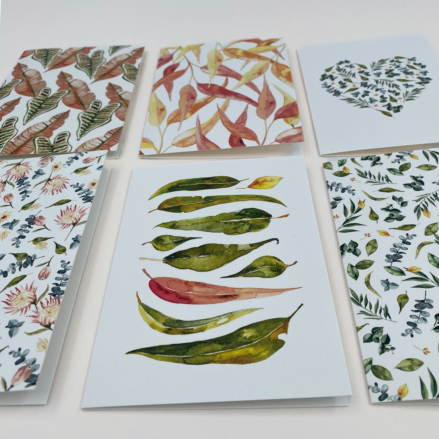 Gum Leaves Greeting Card