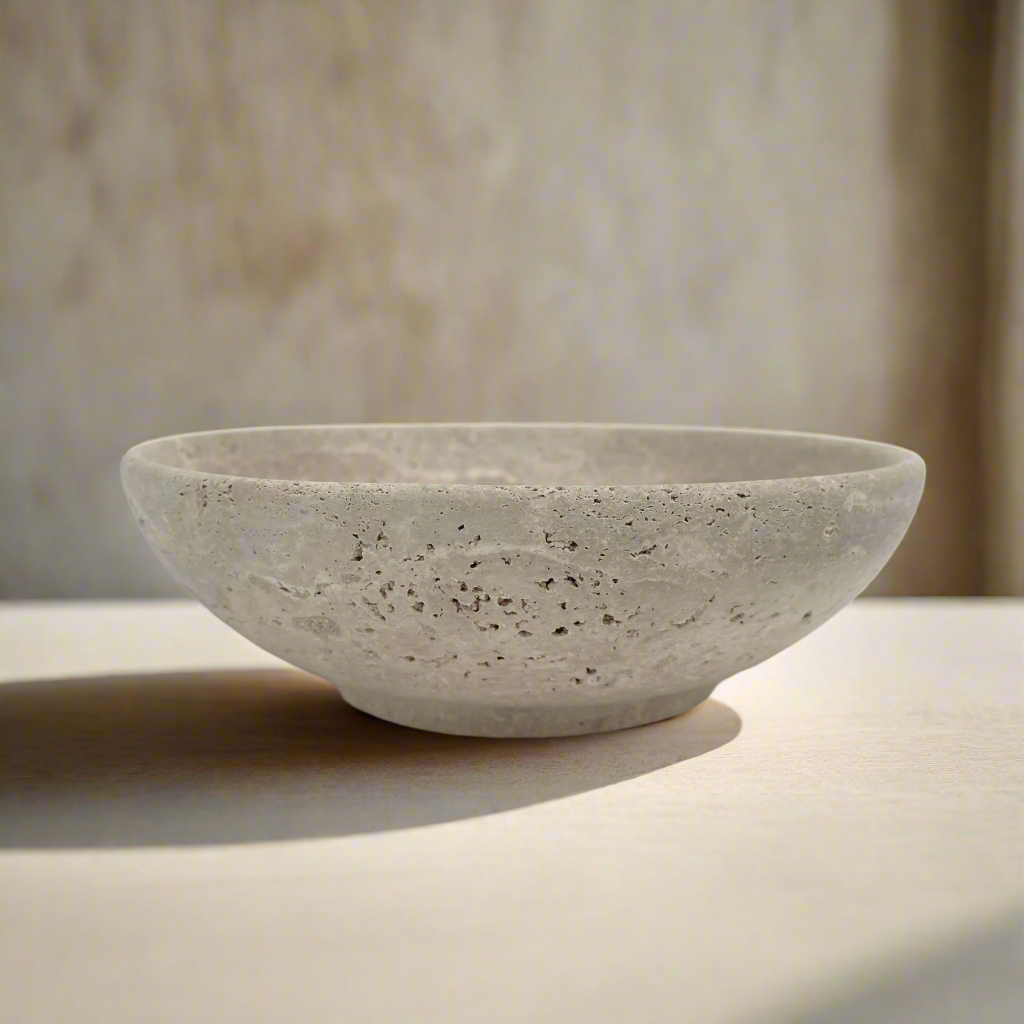 Marmo Travertine Bowl- Small