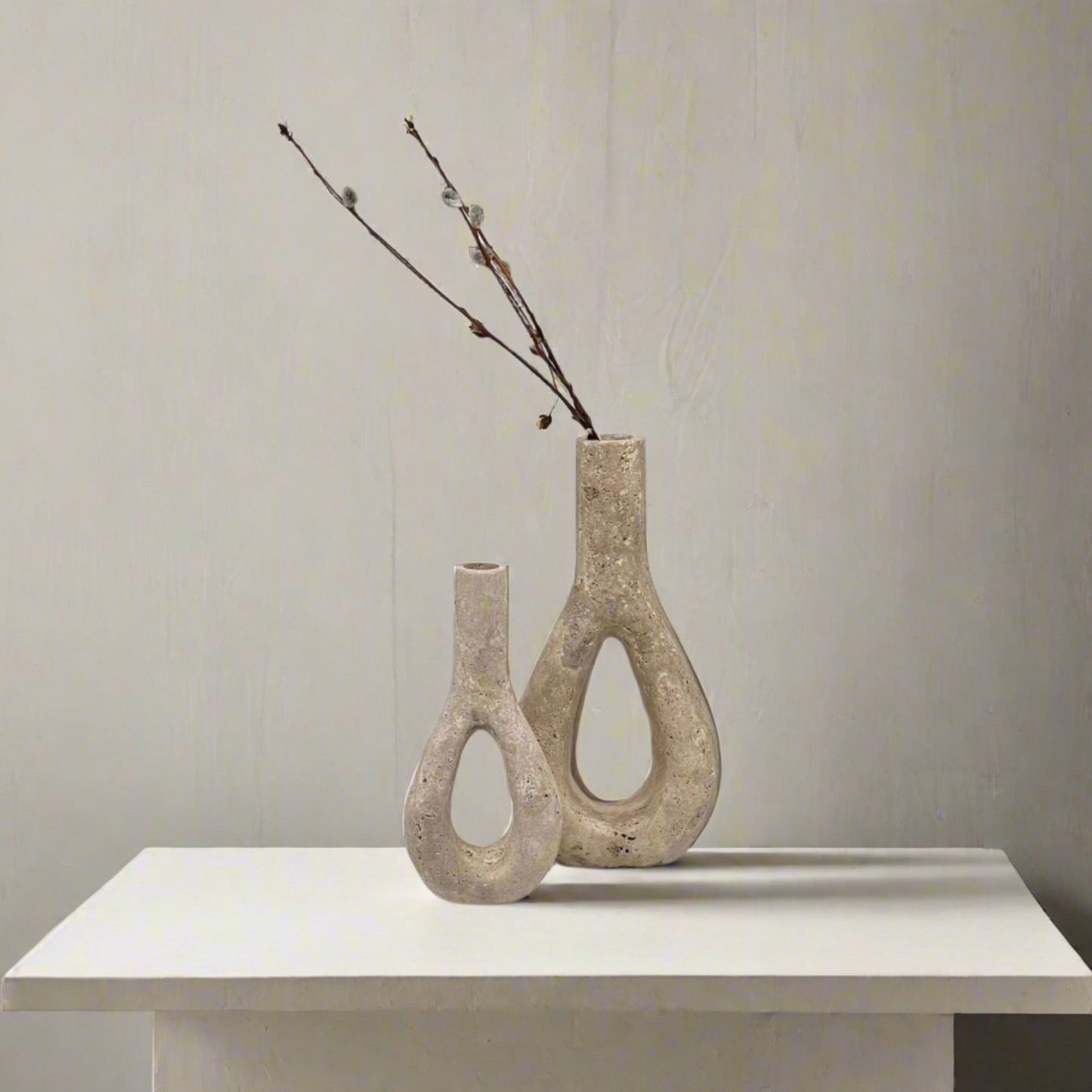 Marmo Travertine Vase