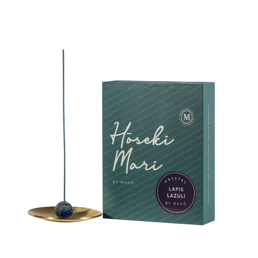 Hoseki Mari - Lapis Luzuli Crystal Incense Holder