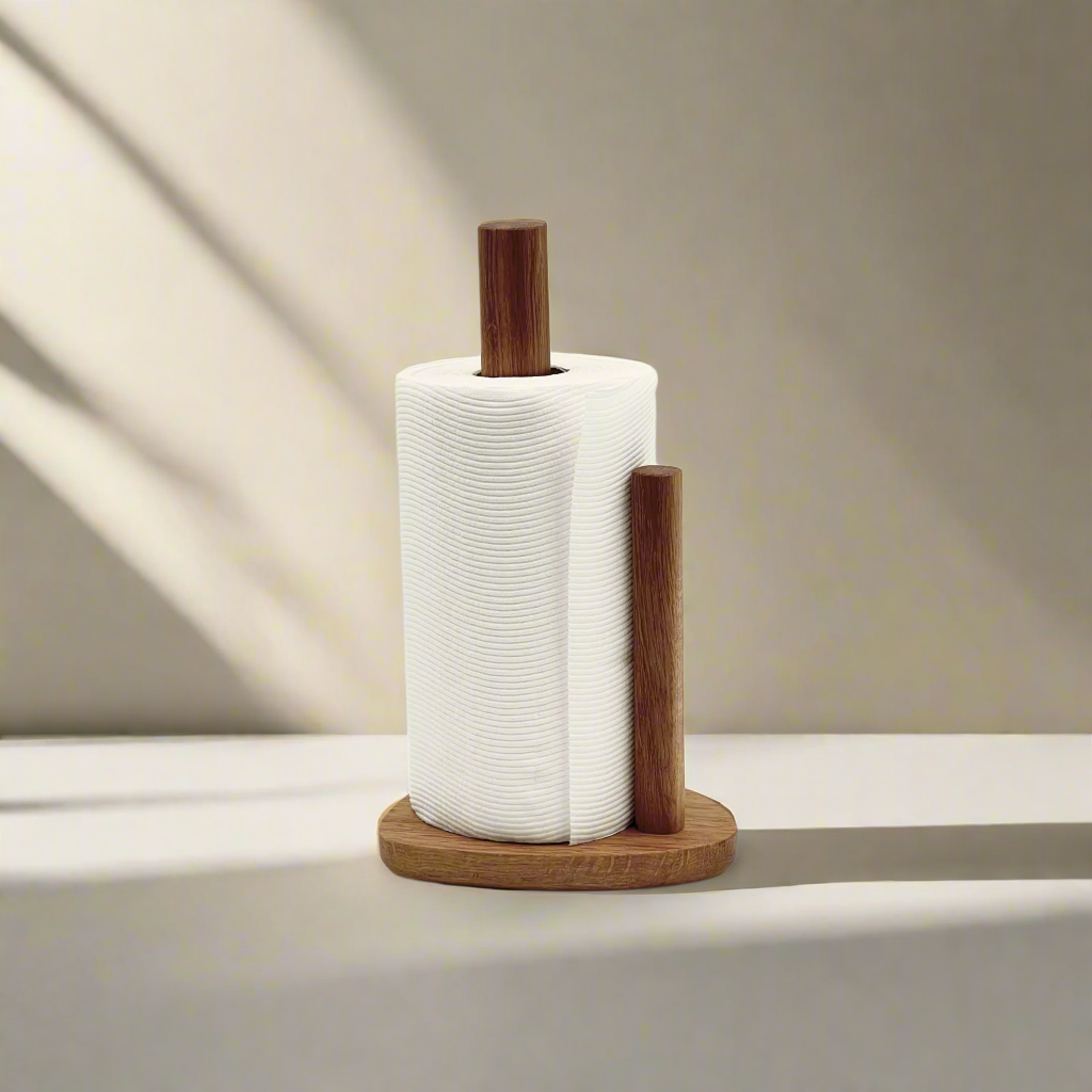 Onslow Paper Towel Stand American Oak