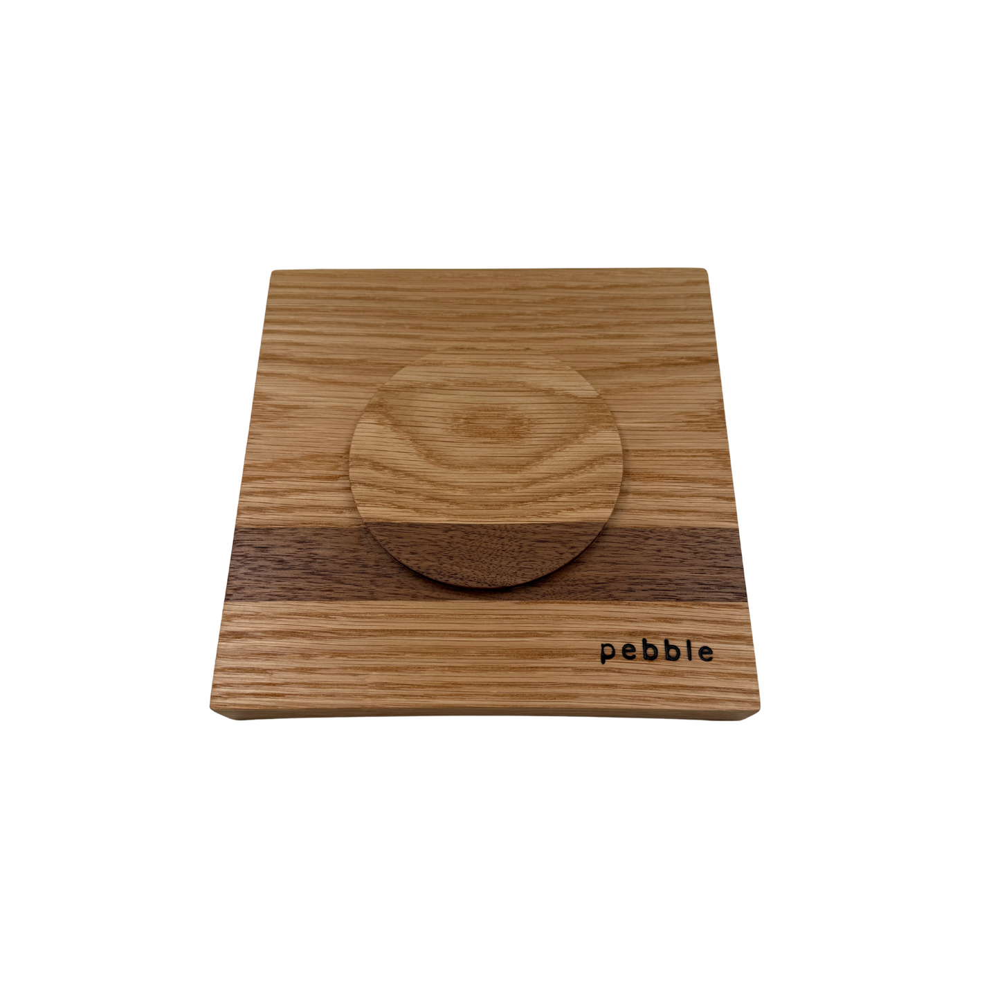 Kirkham wooden napkin holder handcrafted from solid oak and walnut for kitchen and dining table