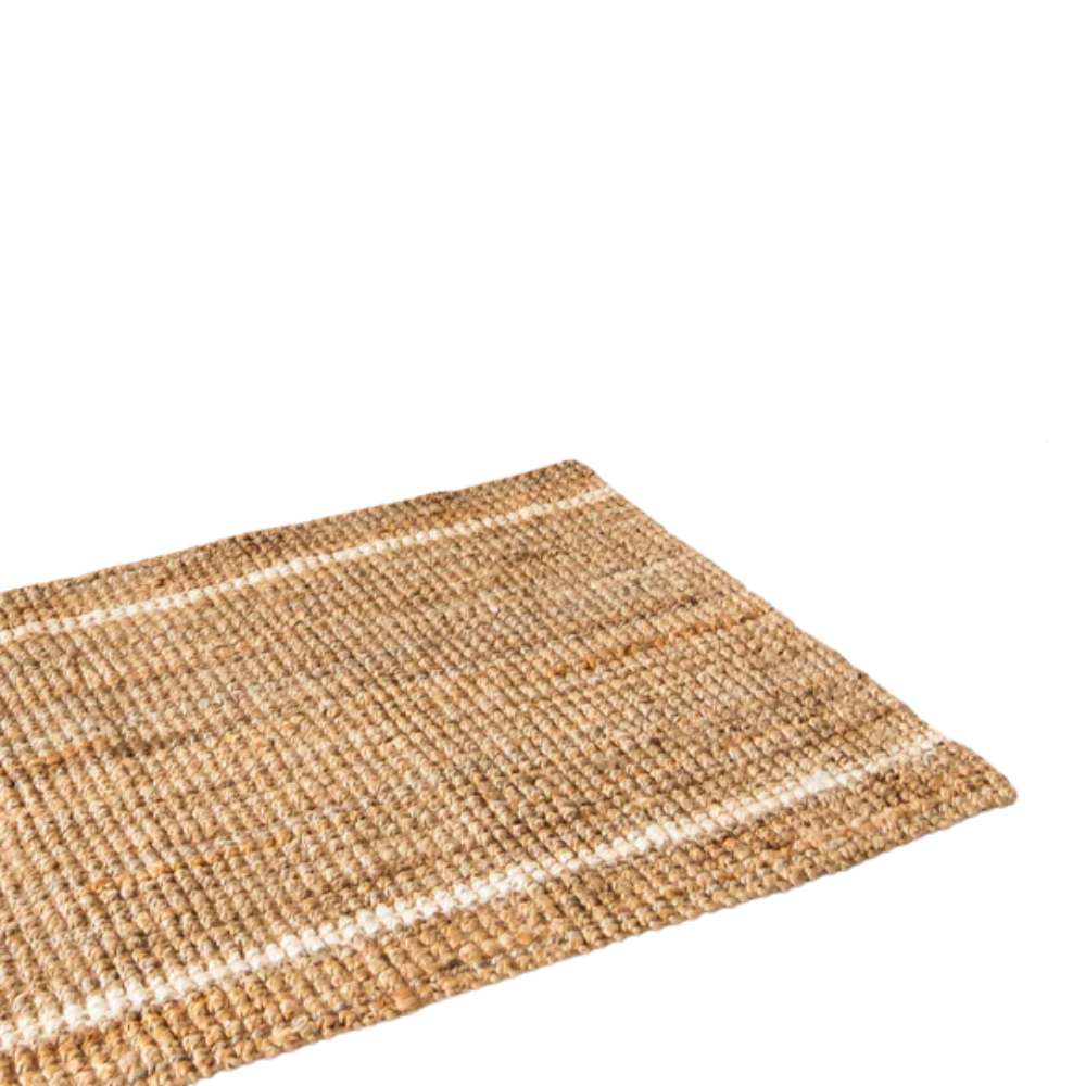 Robinson Stripe Entrance Mat | 100% Natural Jute