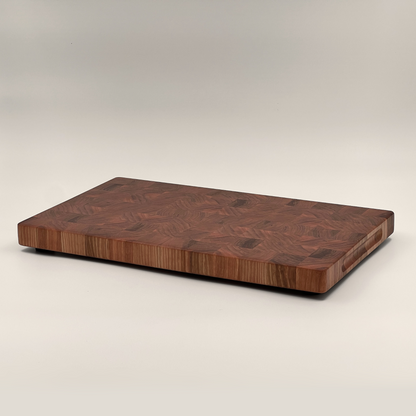 End grain chopping board in Cherry wood