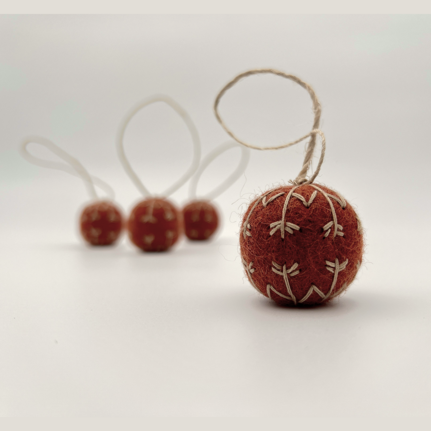 Handmade Snowflakes Burnt Umber