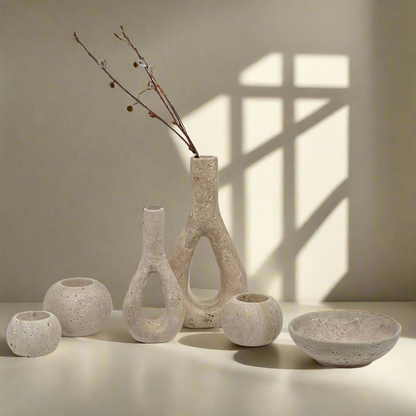 Marmo Travertine Vase