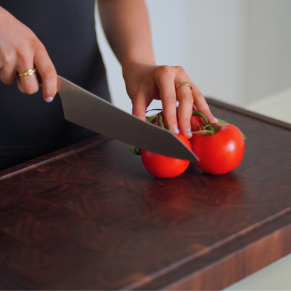 Argyle End Grain Chopping Board | Handcrafted from Walnut Wood