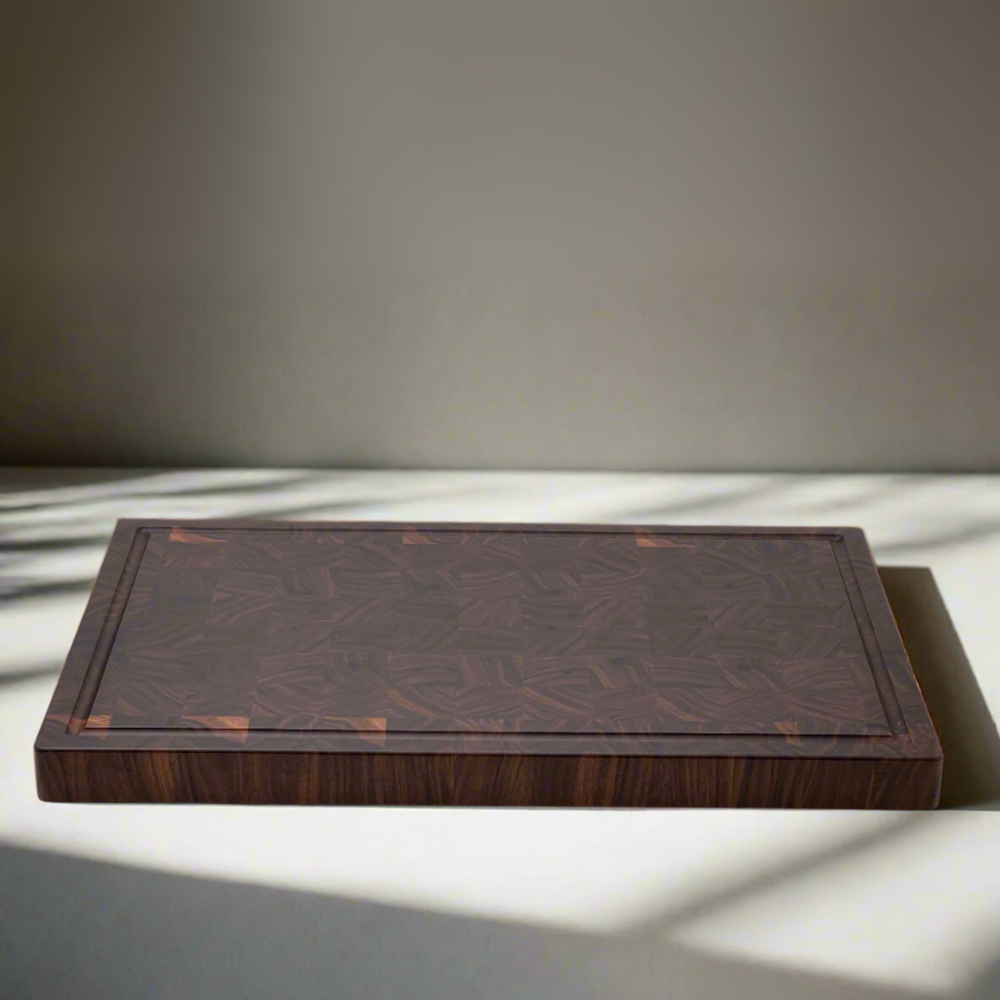 Argyle End Grain Chopping Board | Handcrafted from Walnut Wood