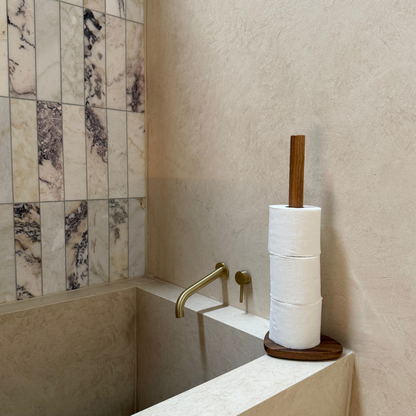 Belgenny Toilet Roll Holder | Handcrafted in Walnut