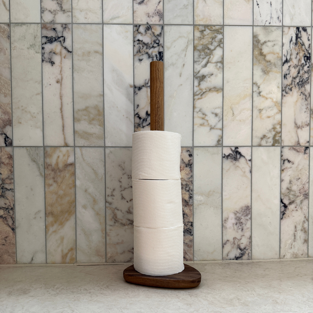 Belgenny Toilet Roll Holder | Handcrafted in Walnut