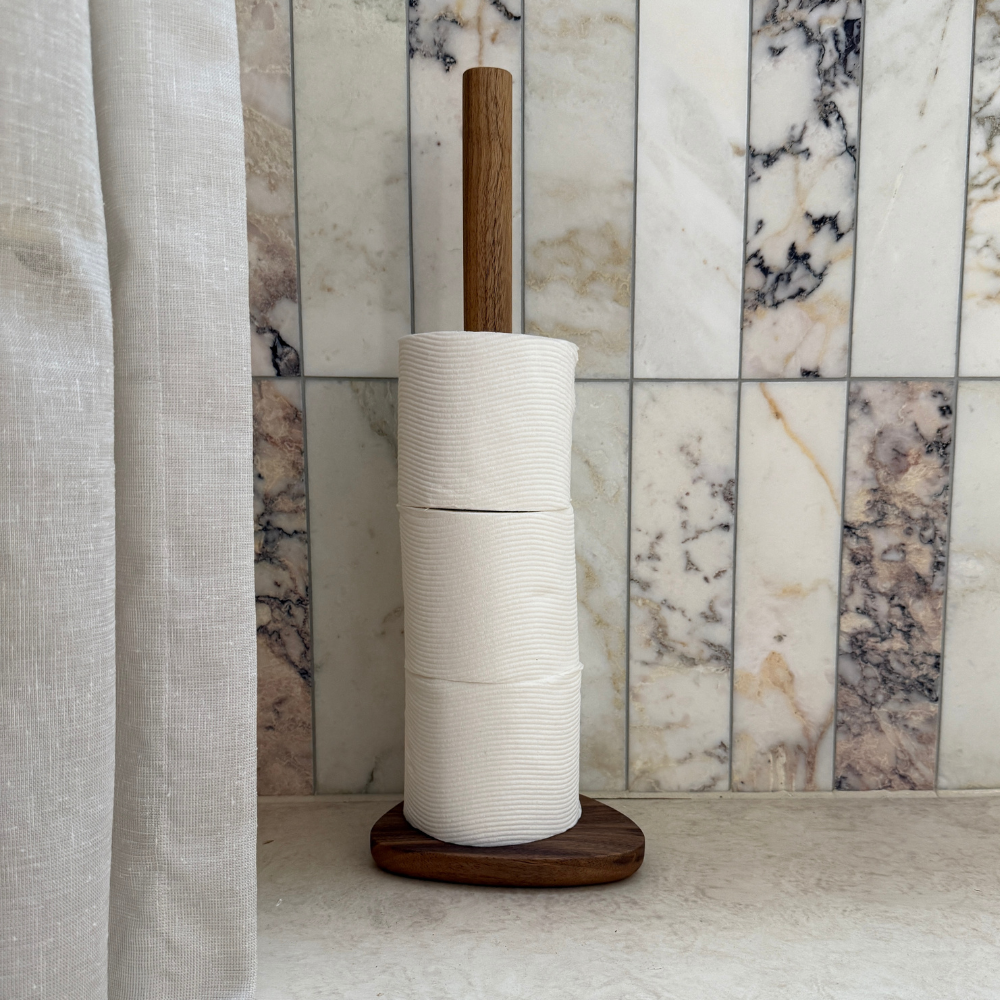 Belgenny Toilet Roll Holder | Handcrafted in Walnut