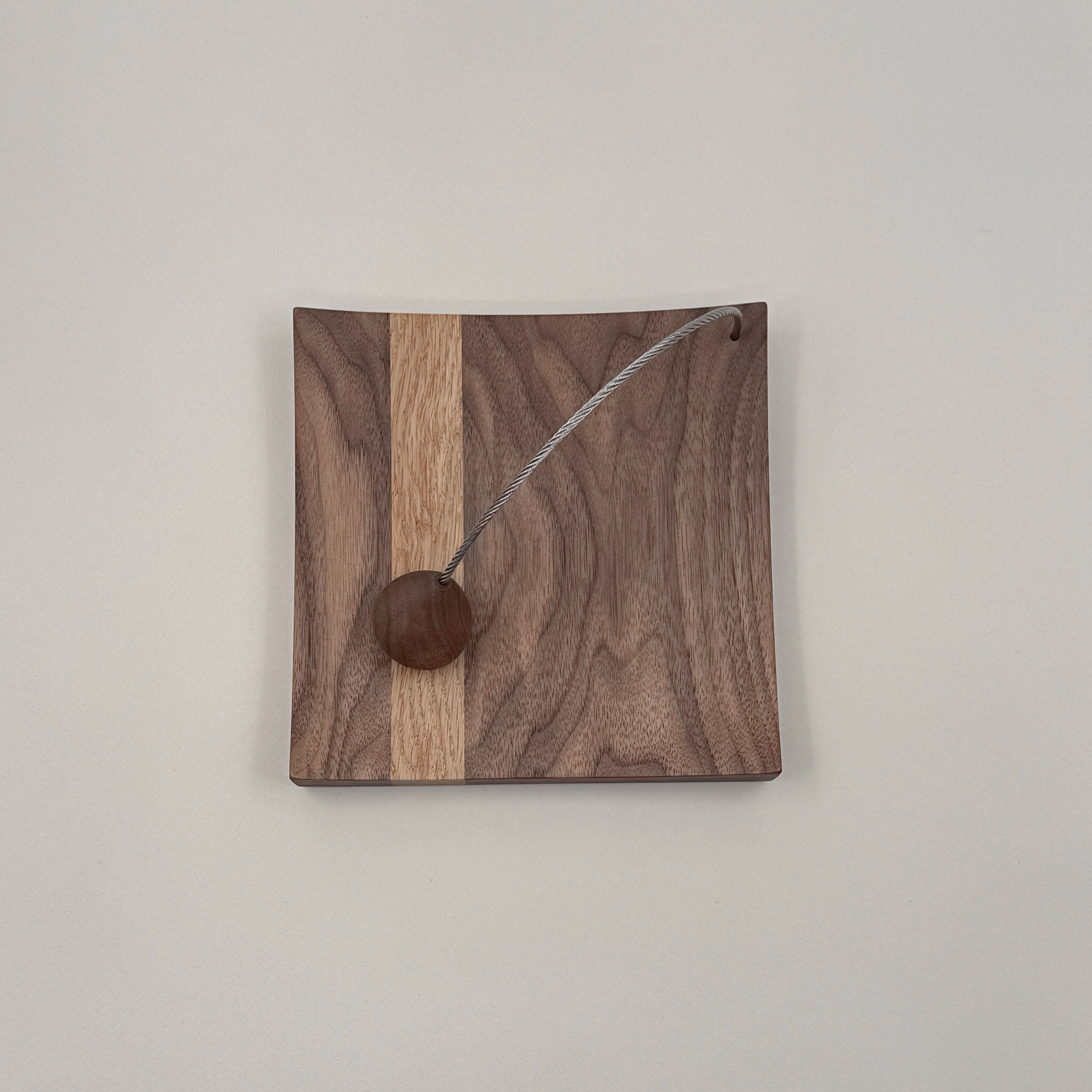 Kirkham wooden napkin holder handcrafted from solid walnut and oak for kitchen and dining table