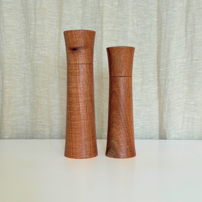 Set of Pebble Studio Salt & Pepper Mills in Australian Blackwood