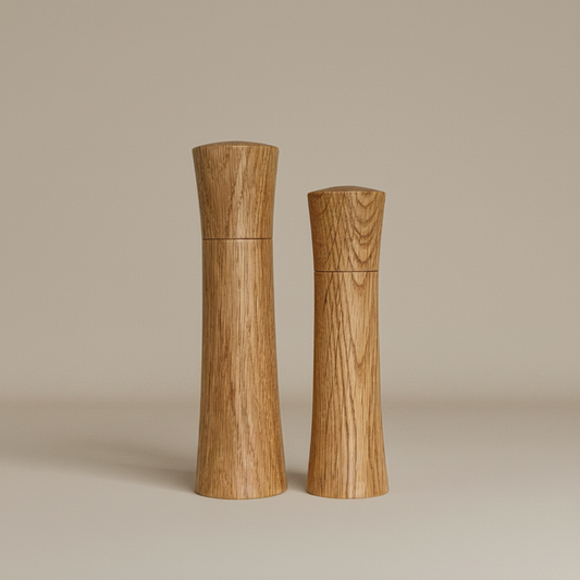 Kirkham Salt & Pepper Mills | Handturned in American Oak