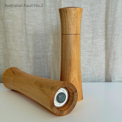 Pebble Studio Salt & Pepper Mills in Kauri