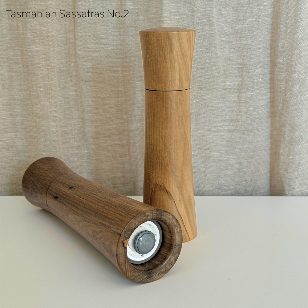 Pebble Studio Salt & Pepper Mills in Sassafras