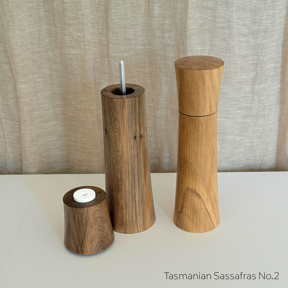 Pebble Studio Salt & Pepper Mills in Sassafras