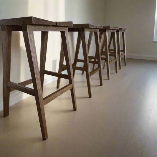 Macaria Bar Stool - Walnut | Made to Order