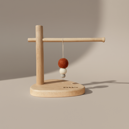 Nordic Baubles in Rust | Handcrafted from Wool