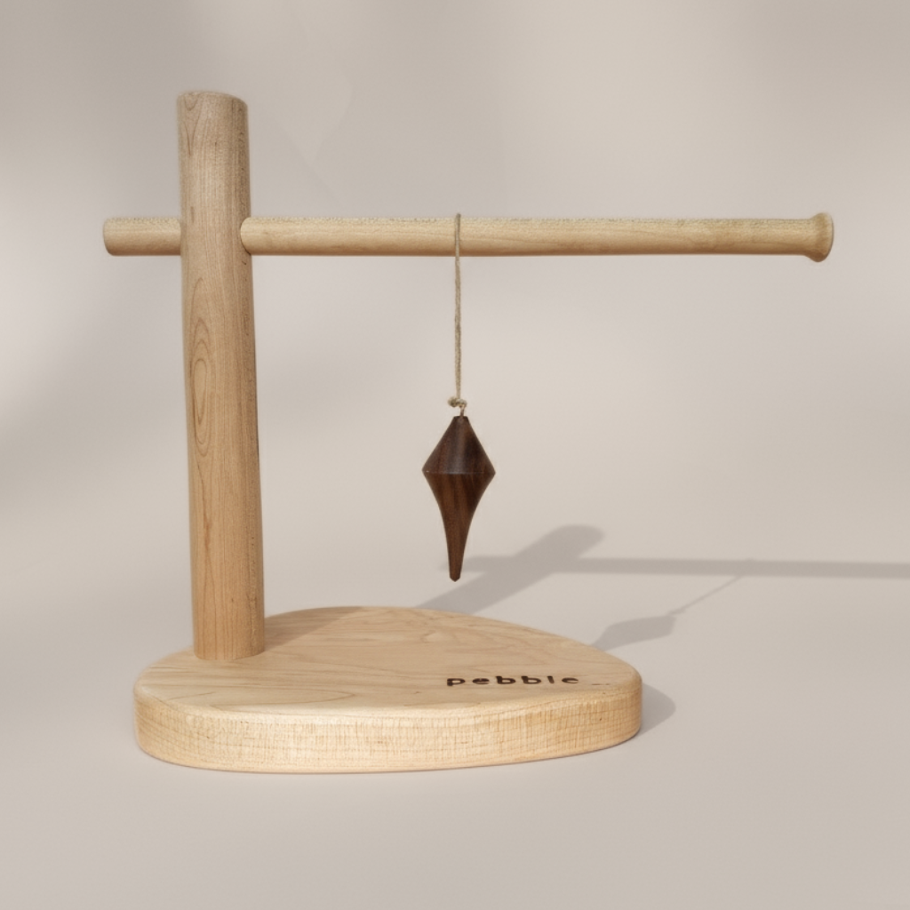 Hand turned Christmas ornament in Walnut.  Made in Australia for slow living.