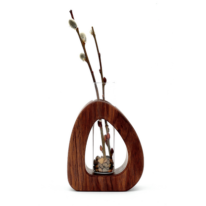 Pebble Vase Walnut