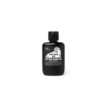 Bottle of Walrus Oil Cutting Board Oil on a white background