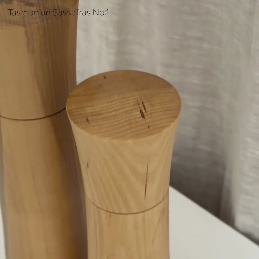 Pebble Studio Salt & Pepper Mills in Sassafras